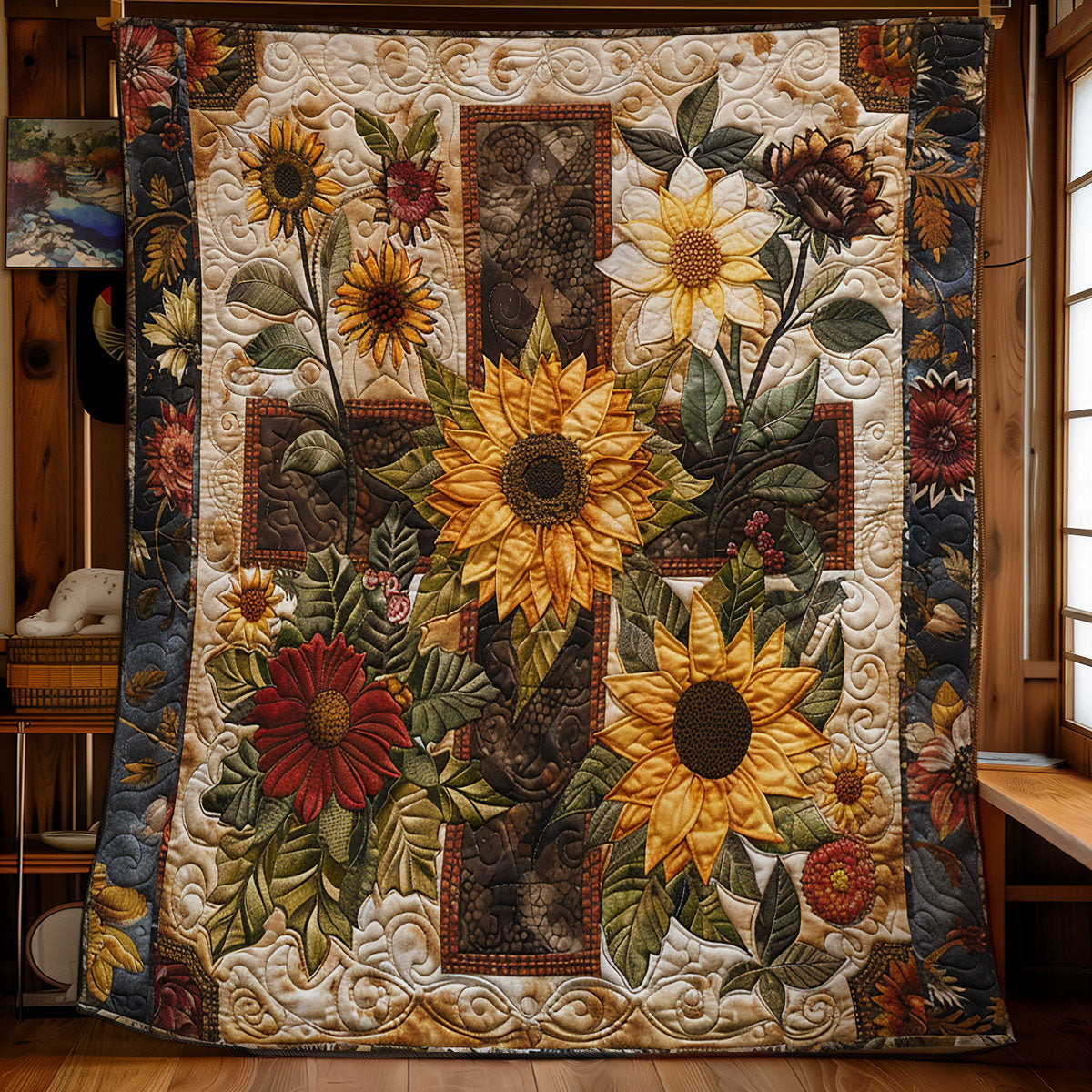 Rynx | Floral Cross Quilt