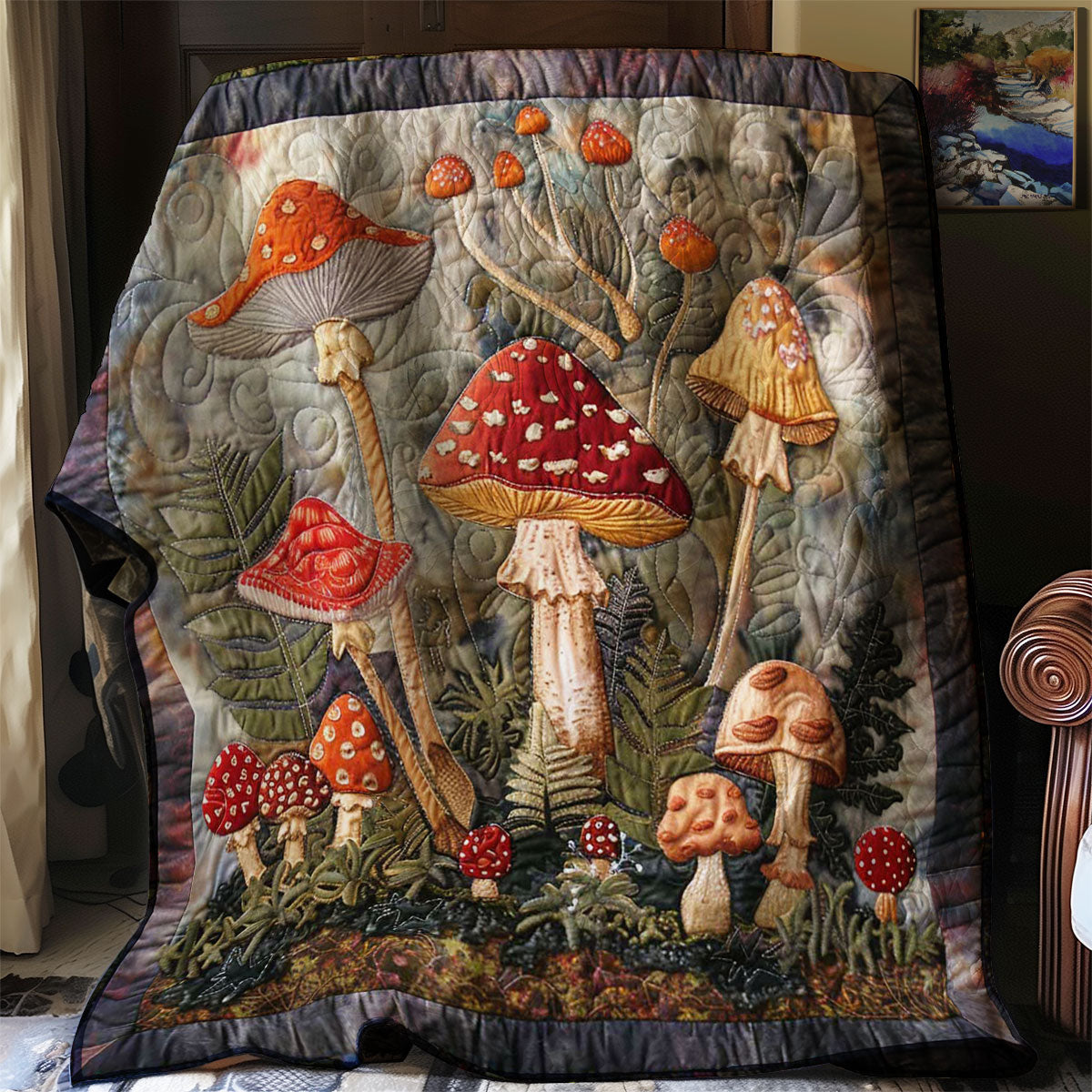 Rynx | Mushroom Garden Quilt