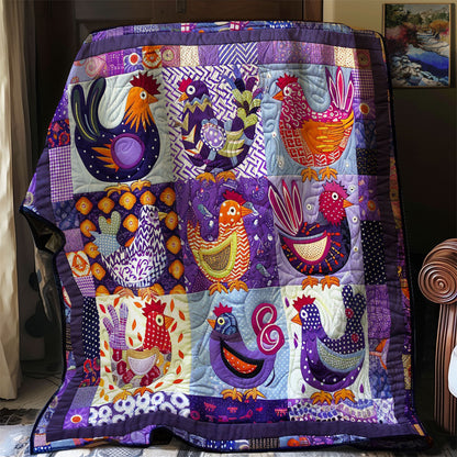 Rynx | Purple Chicken Quilt