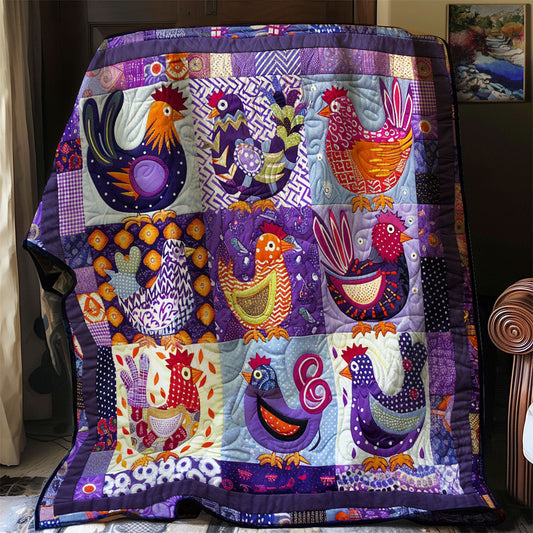 Rynx | Purple Chicken Quilt