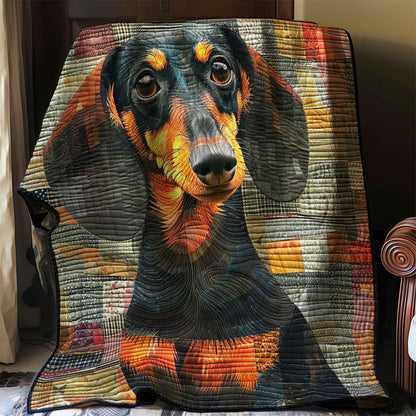 Rynx | Dachshund Dog Portrait Quilt