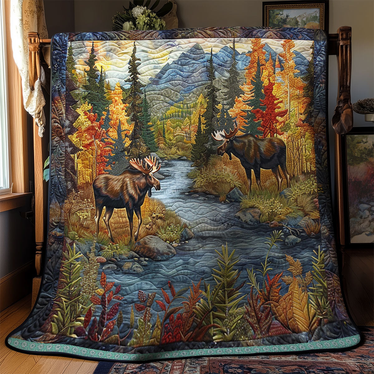 Rynx | Alces alces Riverbank Quilt