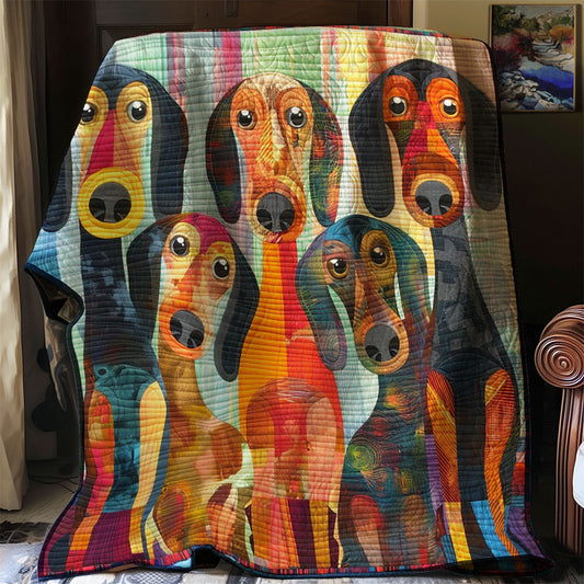 Rynx | Curious Dachshund Quilt