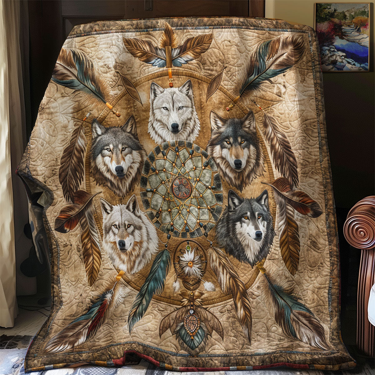 Rynx | Dreamcatcher Wolf Comforter
