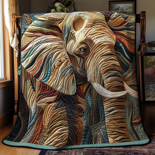 Rynx | Sepia Elephant Quilt