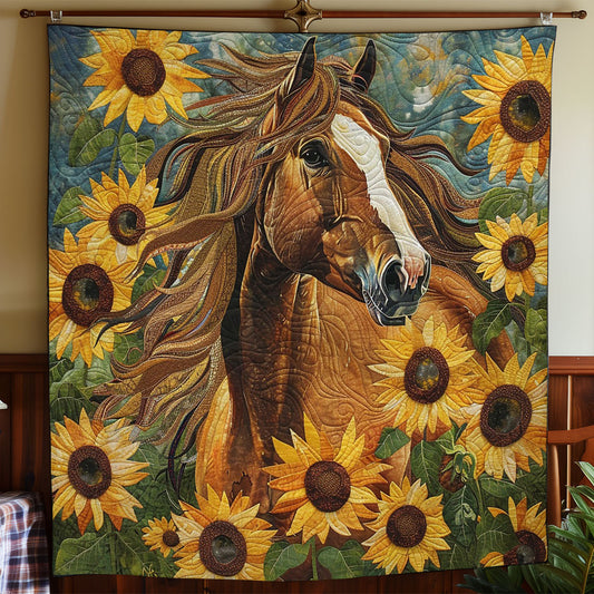 Rynx | Brown Horse Strong Quilt