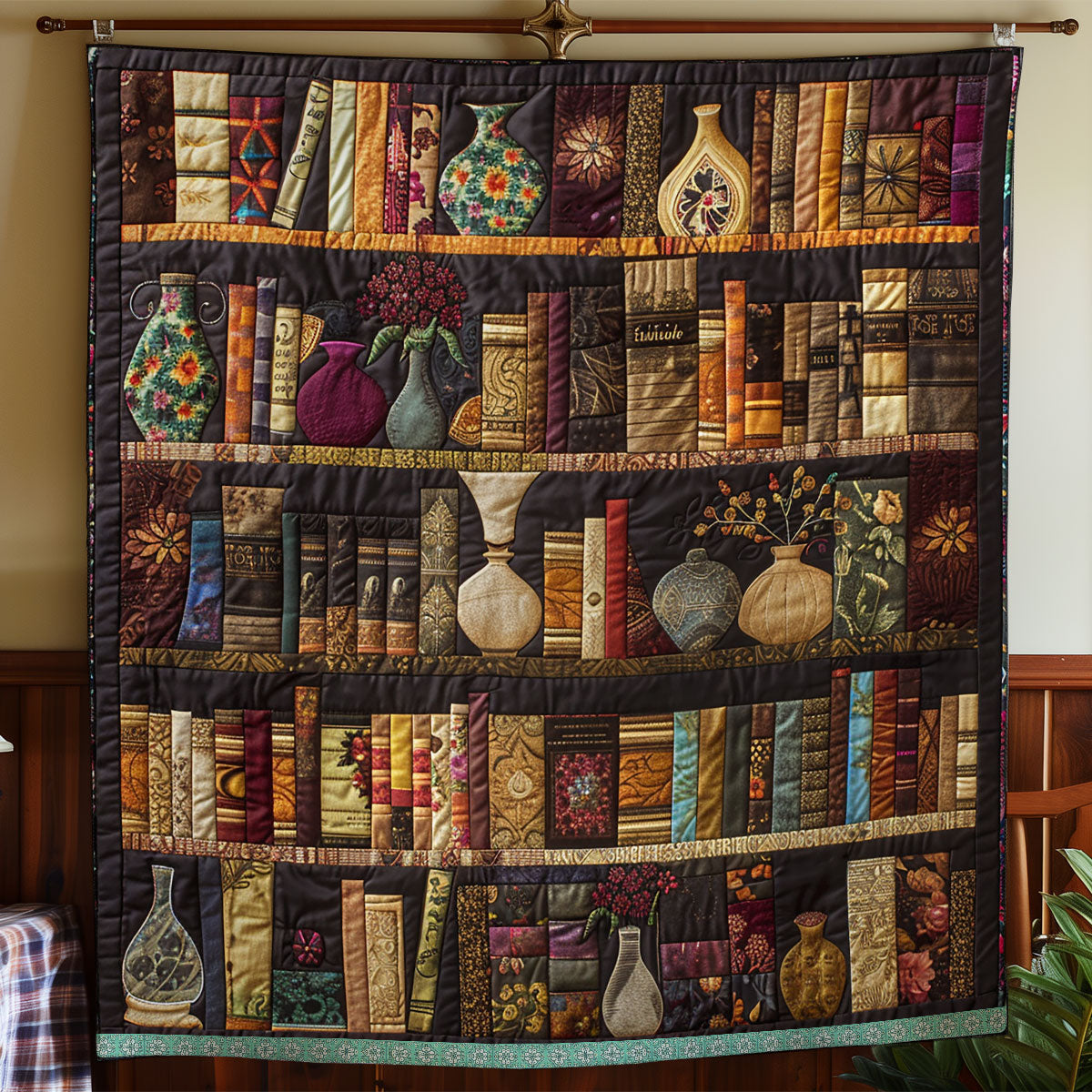 Rynx | Vintage Bookcase Quilt