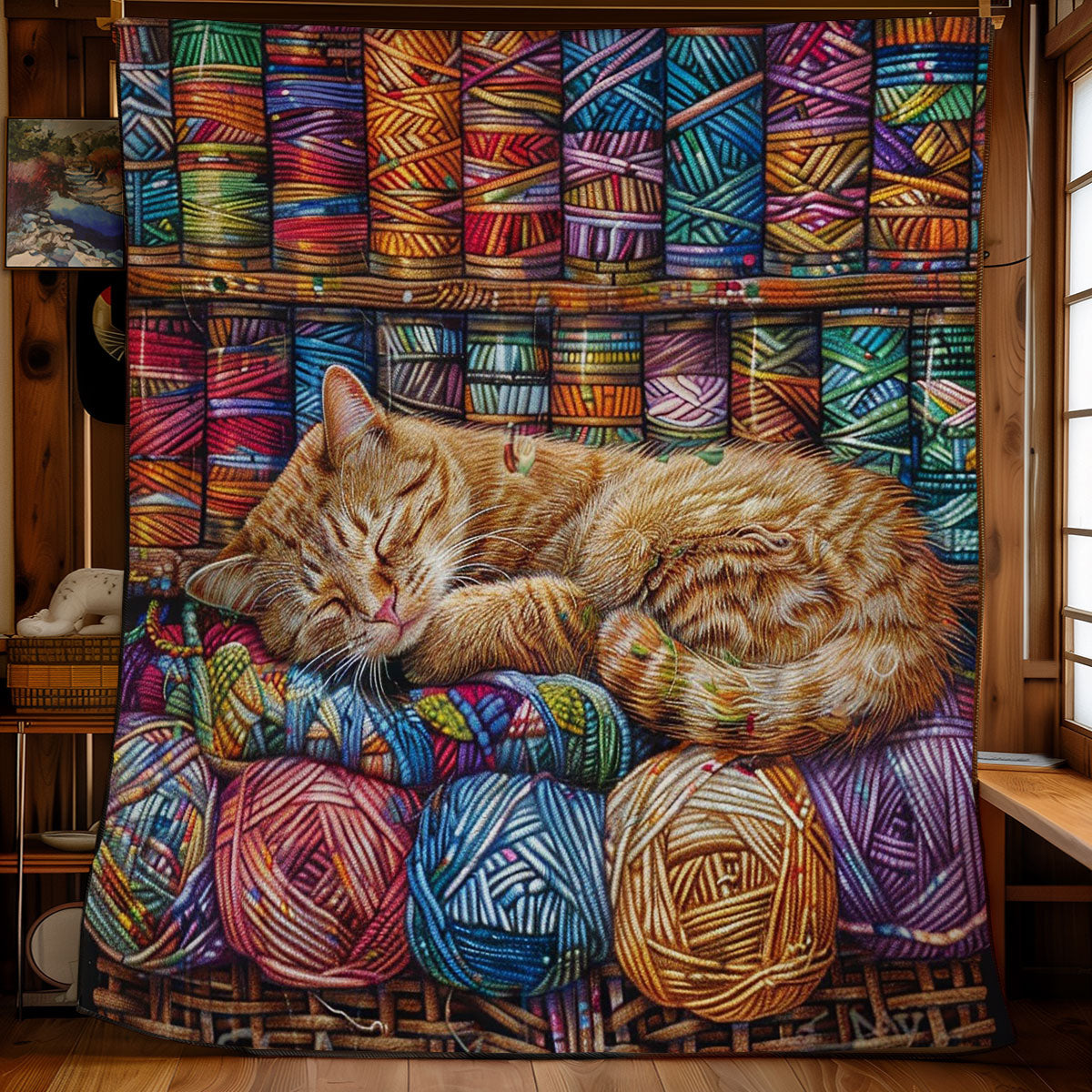 Rynx | Adorable Cat Sleeping Quilt