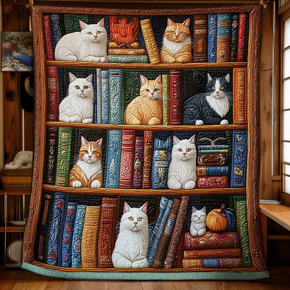 Rynx | Cat and Book Quilt