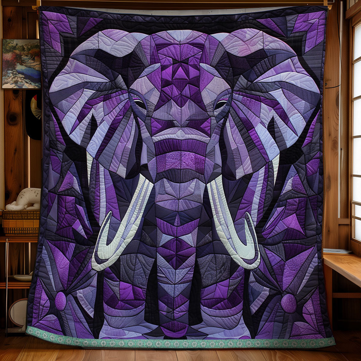 Rynx | Majesty Lilac Elephant Blanket