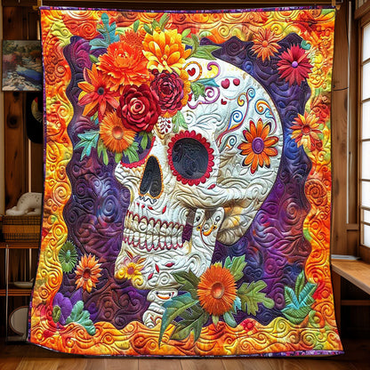 Rynx | Sugar Skull Marigold Quilt