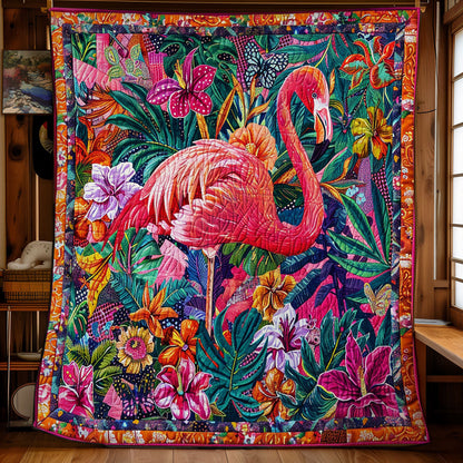 Rynx | Tropical Flamingo Quilt