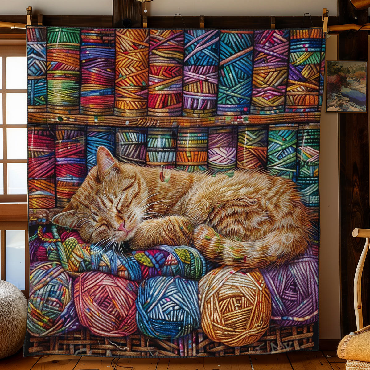 Rynx | Adorable Cat Sleeping Quilt
