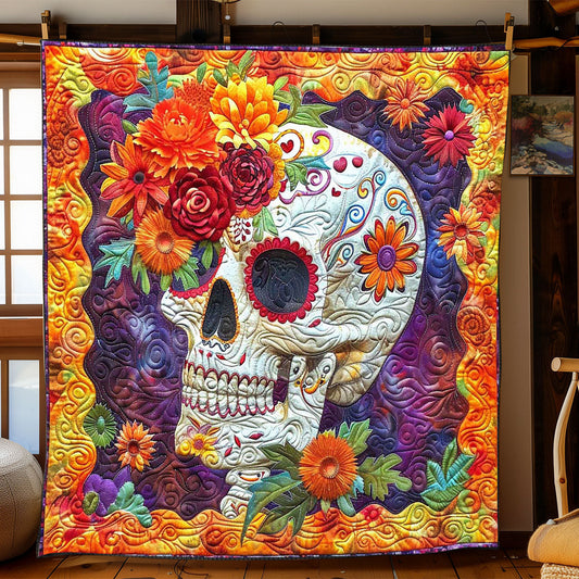 Rynx | Sugar Skull Marigold Quilt