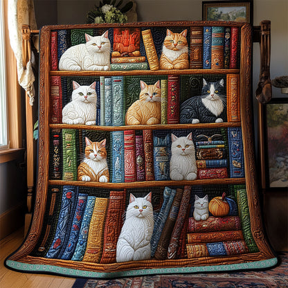 Rynx | Cat and Book Quilt