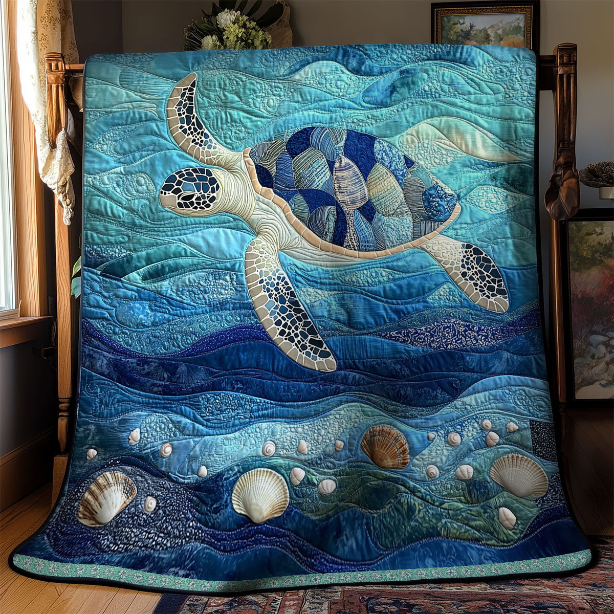 Rynx | Seashell Ans Turtle Quilt