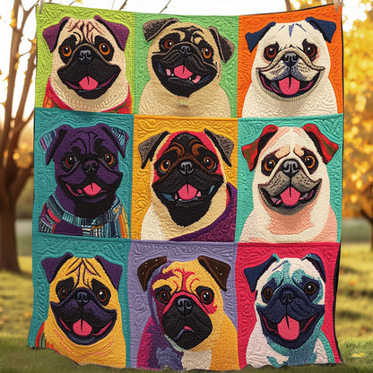 Rynx | Happy Pugs Quilt