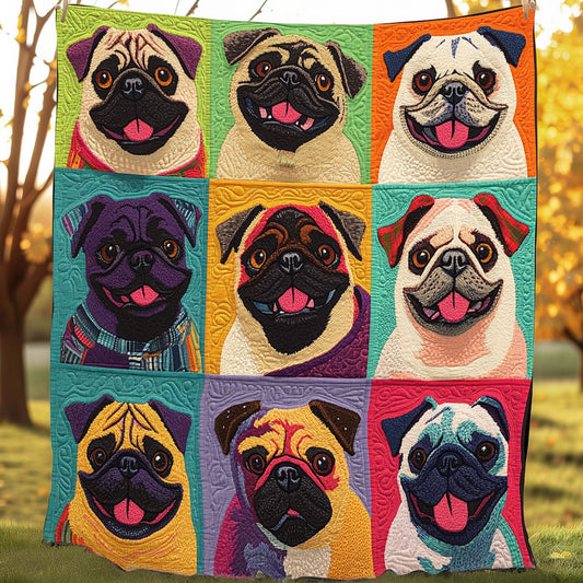 Rynx | Happy Pugs Quilt