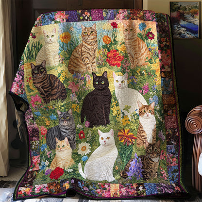Rynx | Garden Cat Quilt