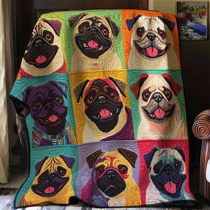 Rynx | Happy Pugs Quilt