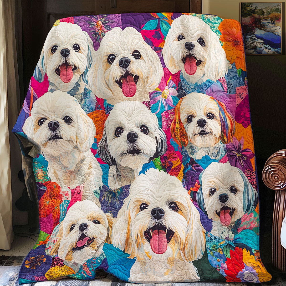 Rynx | Happy Shih Tzu Quilt