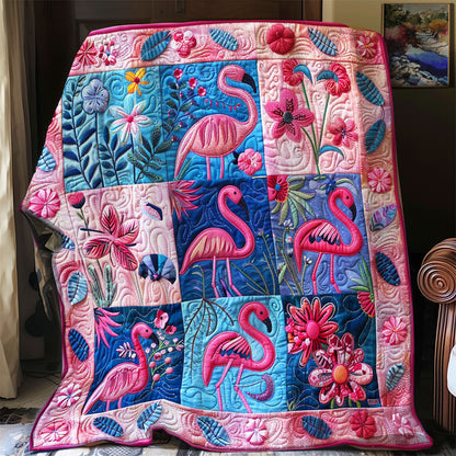 Rynx | Pink Flamingos Quilt