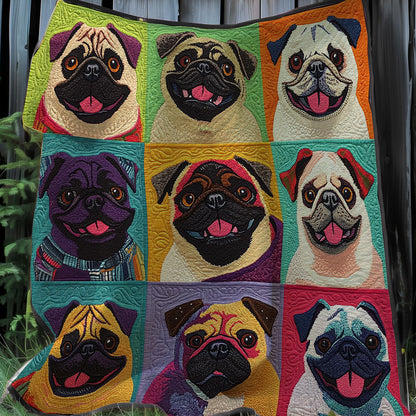 Rynx | Happy Pugs Quilt