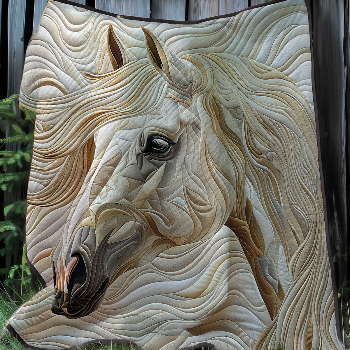 Rynx | White Horse Lover Quilt