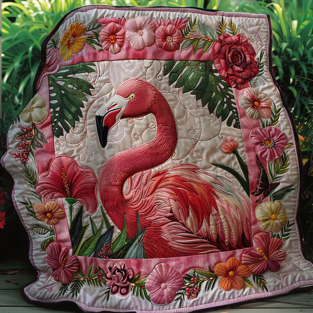 Rynx | Pink Flamingo Comforter