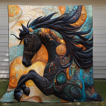 Rynx | Abstract Horse Quilt