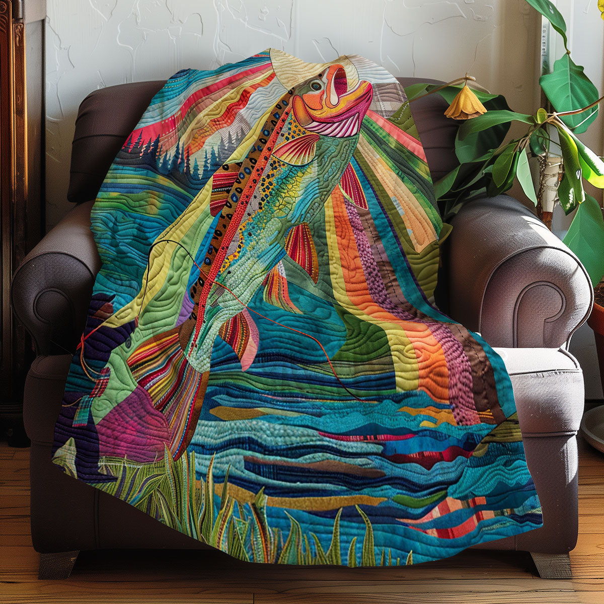 Rynx | Rainbow Trout Fishing Quilt