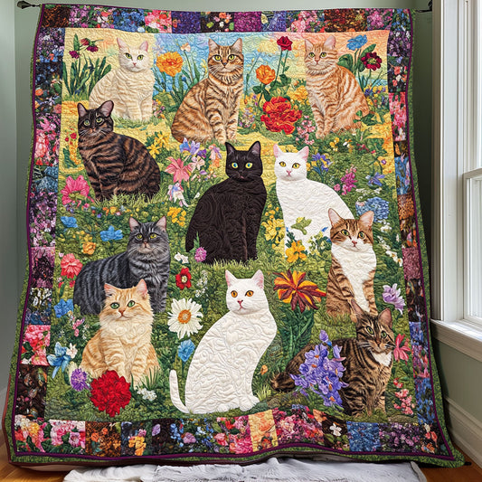 Rynx | Garden Cat Quilt