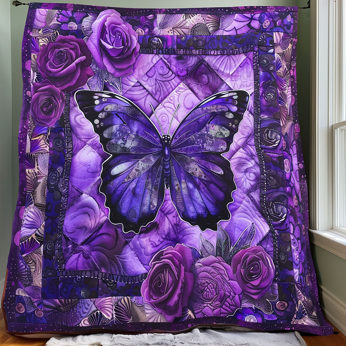 Rynx | Purple Butterfly Blanket