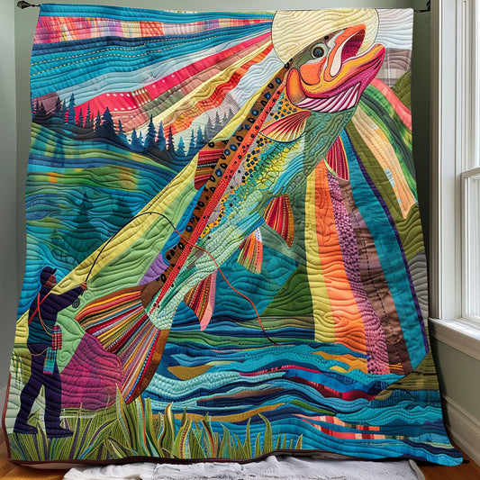 Rynx | Rainbow Trout Fishing Quilt