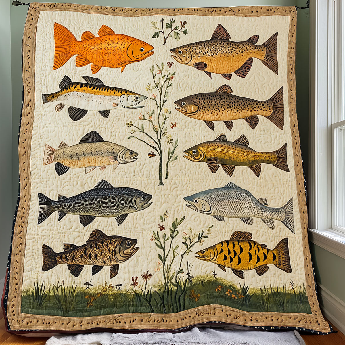 Rynx | Reel Adventure Fishing Quilted Blanket