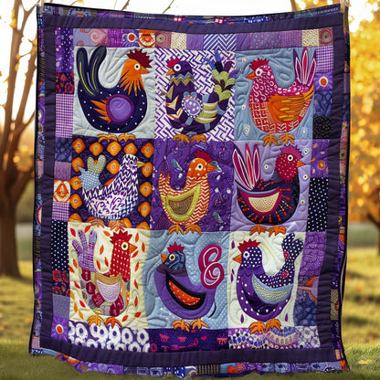Rynx | Purple Chicken Quilt