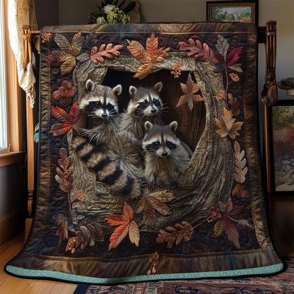 Rynx | Cozy Raccoon Den Quilt