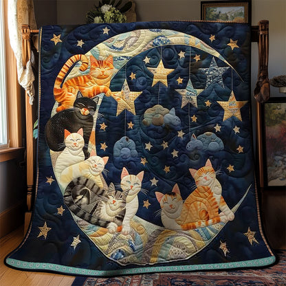 Rynx | Crescent Moon Cats Rest Blanket