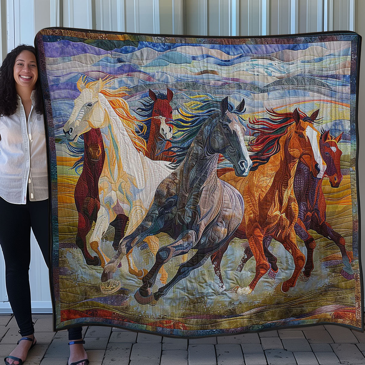 Rynx | Horse Herd Refuge Quilt