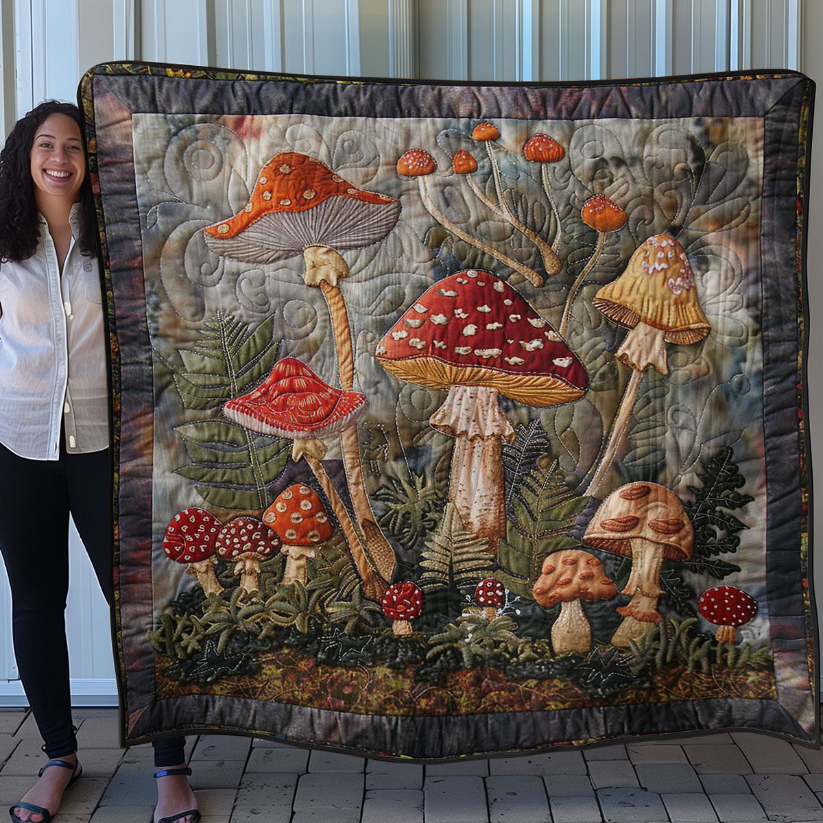Rynx | Mushroom Garden Quilt