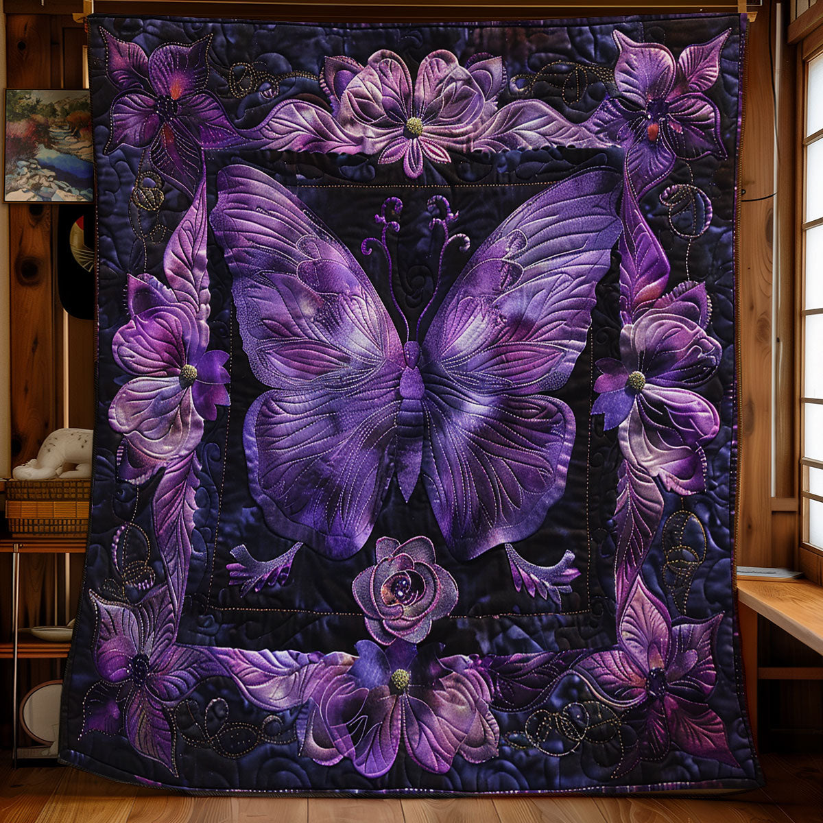 Rynx | Purple Butterfly Quilt