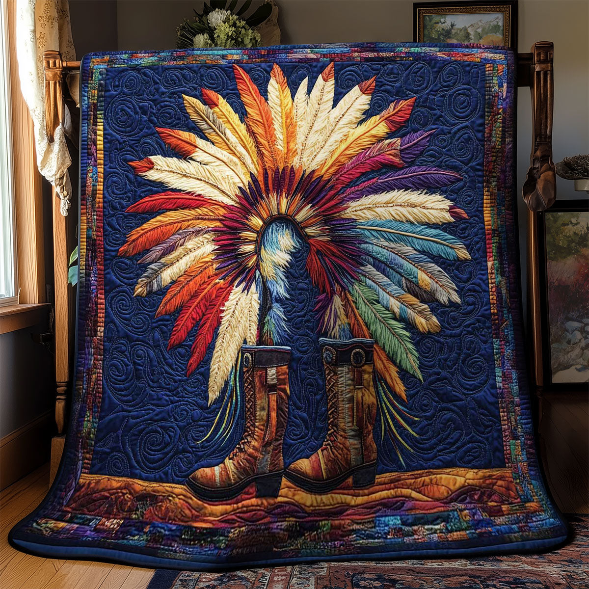 Rynx | Sacred Boots of the Tribe Quilt