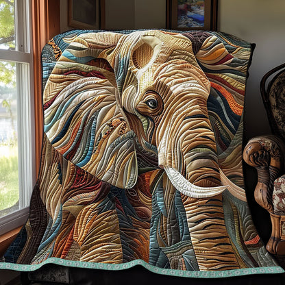 Rynx | Sepia Elephant Quilt