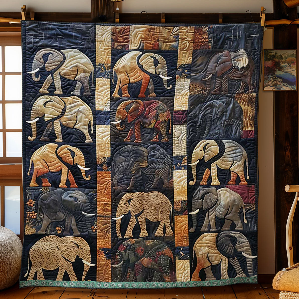 Rynx | Earthy Elephant Blanket