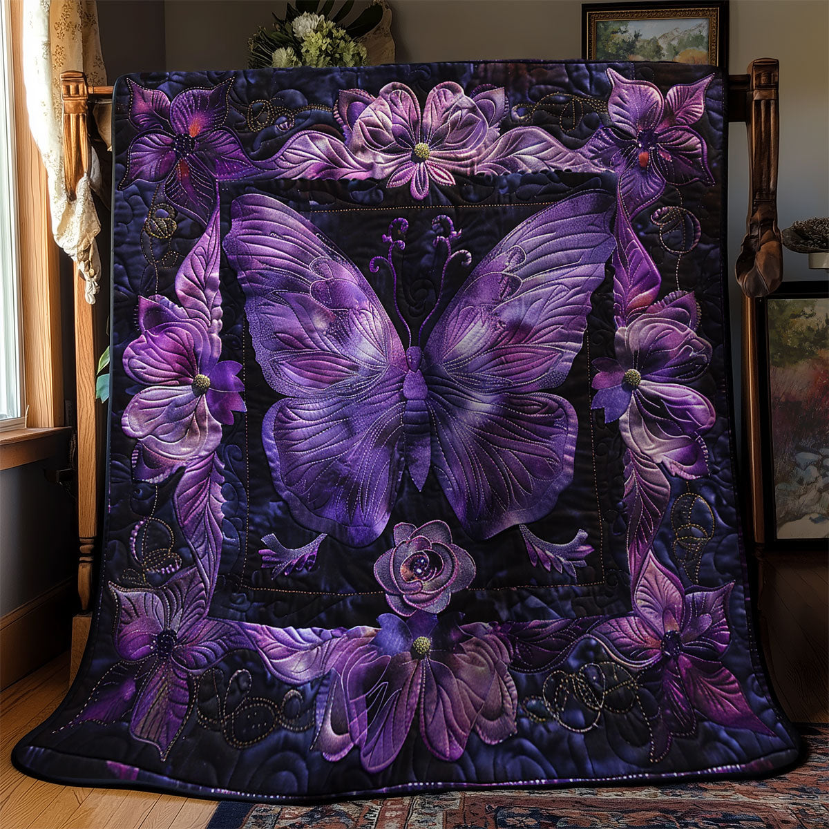 Rynx | Purple Butterfly Quilt