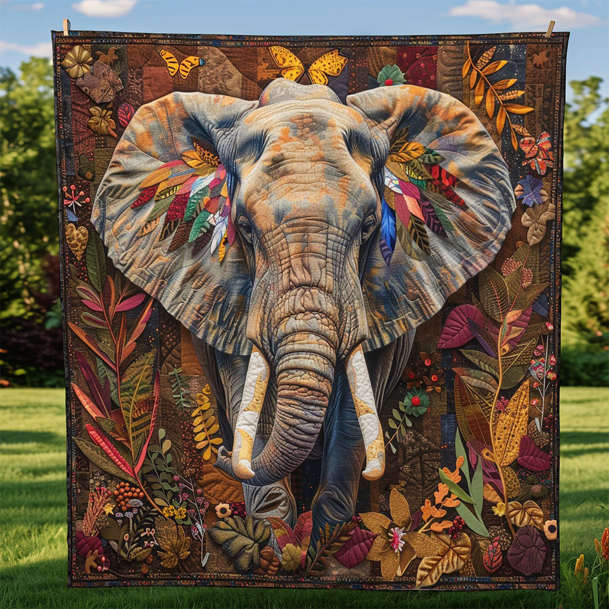 Rynx | Elephant Feathers Blanket