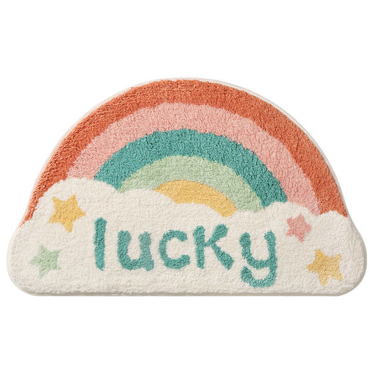 Rynx | Half-circle Rainbow Bath Mat, Best Bathroom Mat