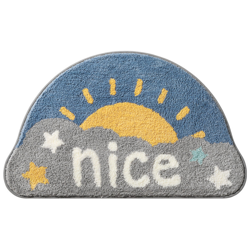 Rynx | Half-circle Rainbow Bath Mat, Best Bathroom Mat
