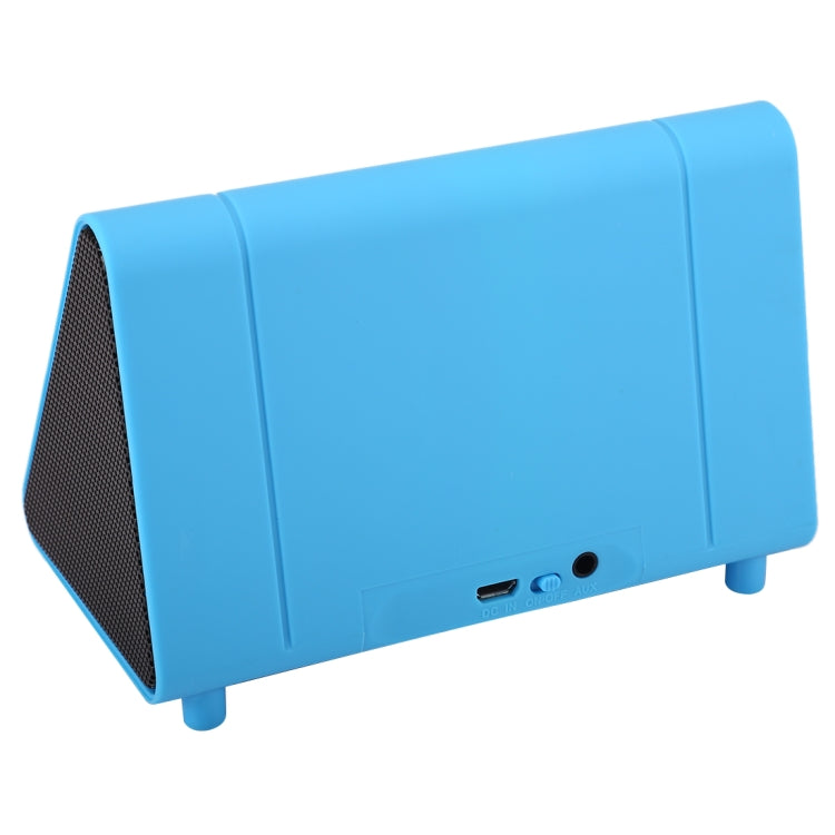 RYNX | Portable Phone Stand Wireless Induction Stereo Speaker, Support Hands-free Calls & AUX IN(Blue)
