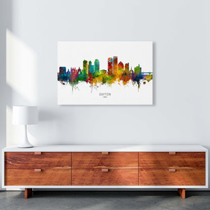 Rynx | Dayton Ohio Skyline Art Print by Michael Tompsett